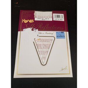 Hanes Silk Reflections Pearl Control Top Pantyhose Reinforced Toe Size EF